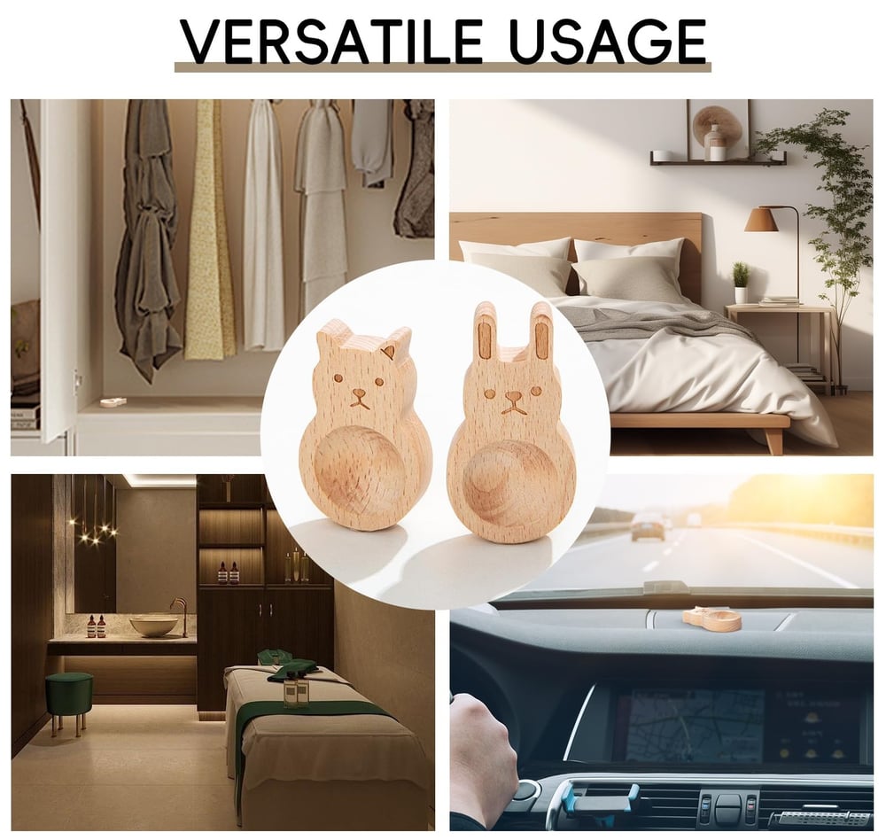 Wooden Aroma Magic™ — Transform Your Room into a Lasting Sanctuary of Calm and Joy | 4pcs
