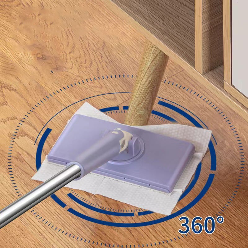 CleanTouch Mini Mop: Includes 100 Cleaning Sheets for Effortless, Eco-Friendly Cleaning!