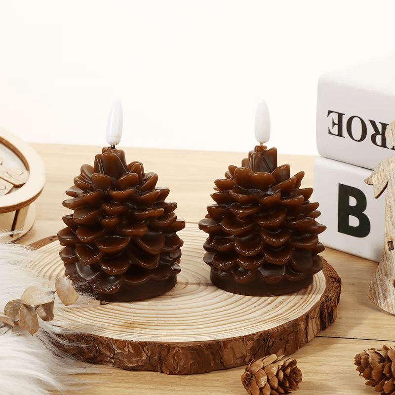 Pinecone Flameless Candle™ — Cozy Warmth Without the Worry