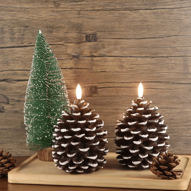 Pinecone Flameless Candle™ — Cozy Warmth Without the Worry