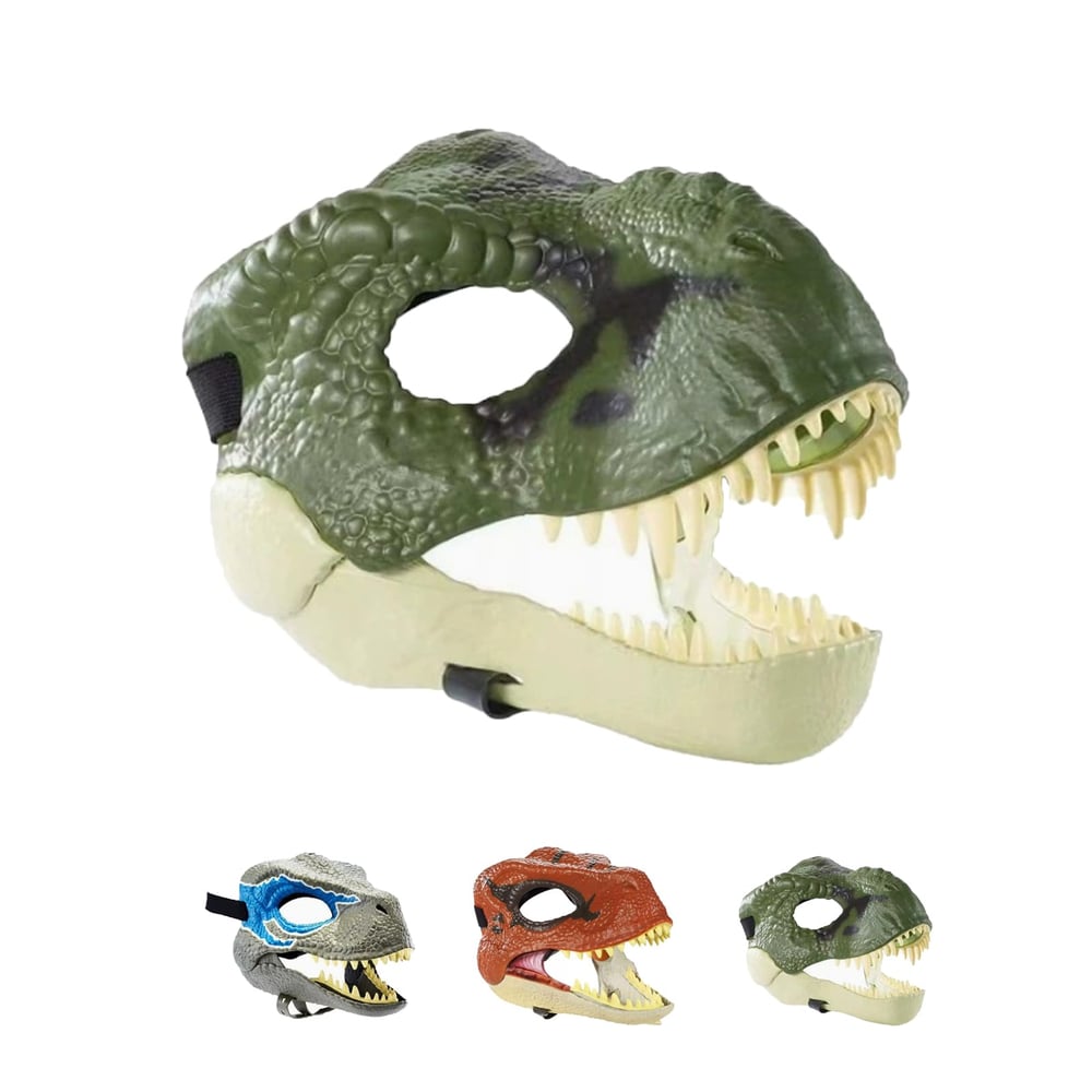 Movable Jaw Dino Mask™ — Let Your Child Roar to Life and Rule Their Prehistoric Kingdom