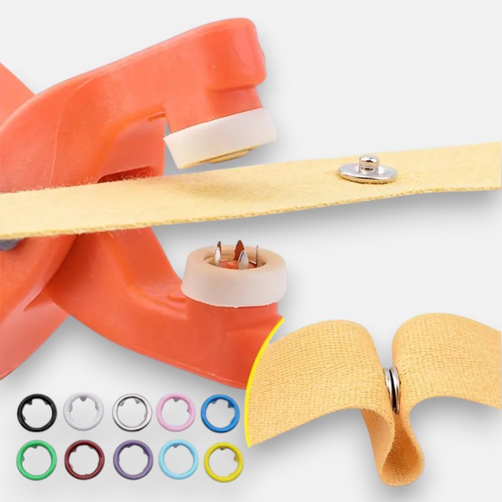 SnapFast Pro™ — Attach Snaps Effortlessly for Flawless, Stress-Free Sewing