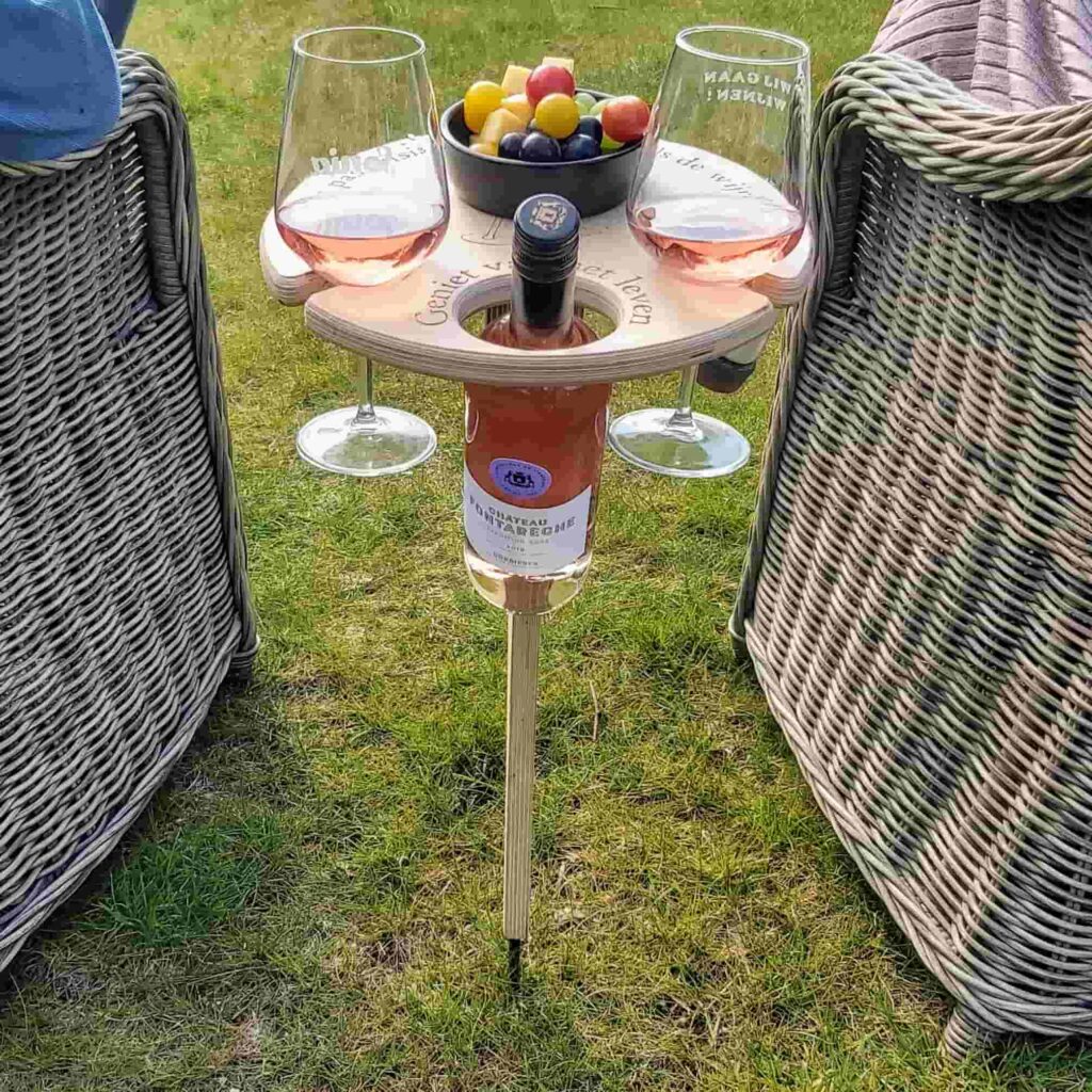 50% OFF | WineMate Folding Picnic Table - Sip, Relax, Enjoy!