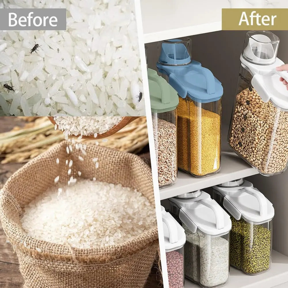 Zorenza Airtight Storage Containers™ — Keep Every Ingredient Fresh, Dry, and Ready to Shine