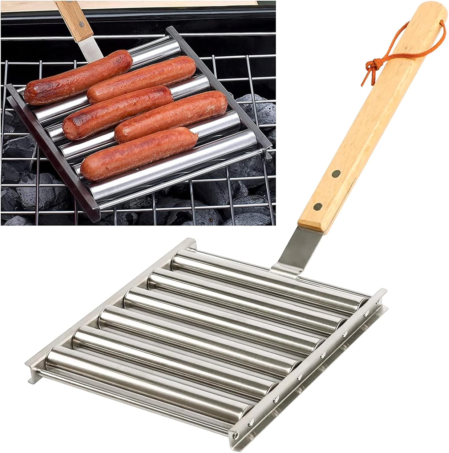 50% OFF | FireGlide™ — Effortless Juicy Sausages with Perfect Grill Mastery Every Time