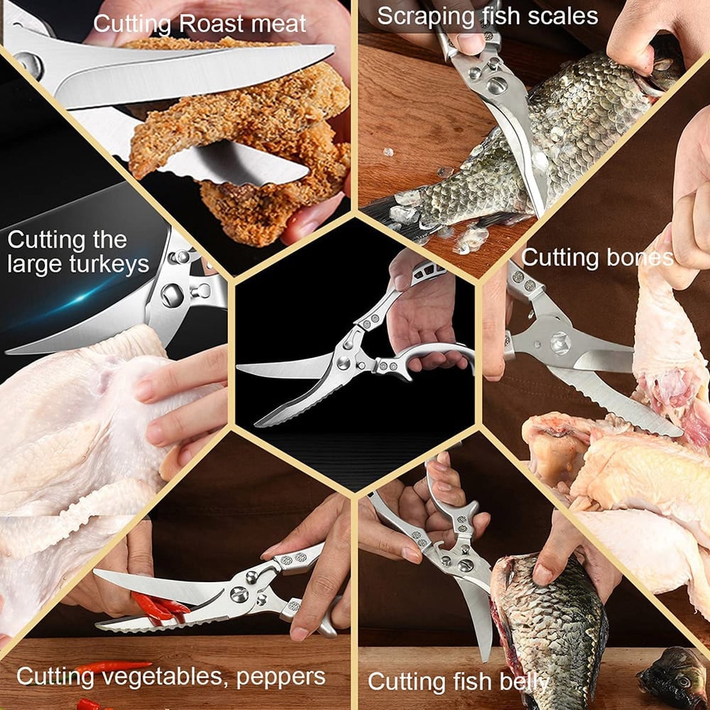 RazorClaw™ — Effortlessly Slice Through Bones and Meat for Faster, Stress-Free Cooking
