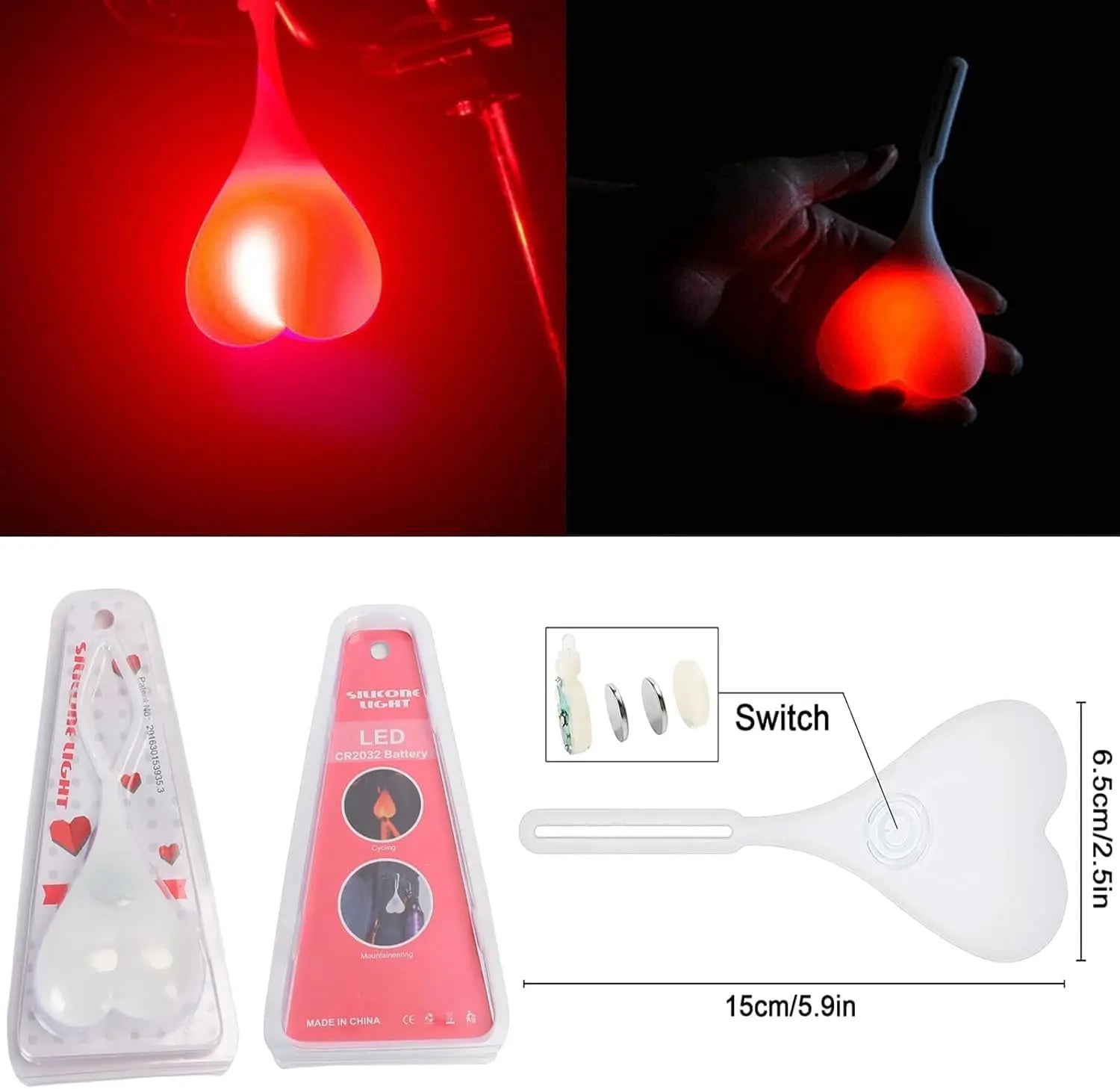 FlashHeart Blaze — Command the Night with Unmissable Heart-Shaped Safety That Keeps You Alive