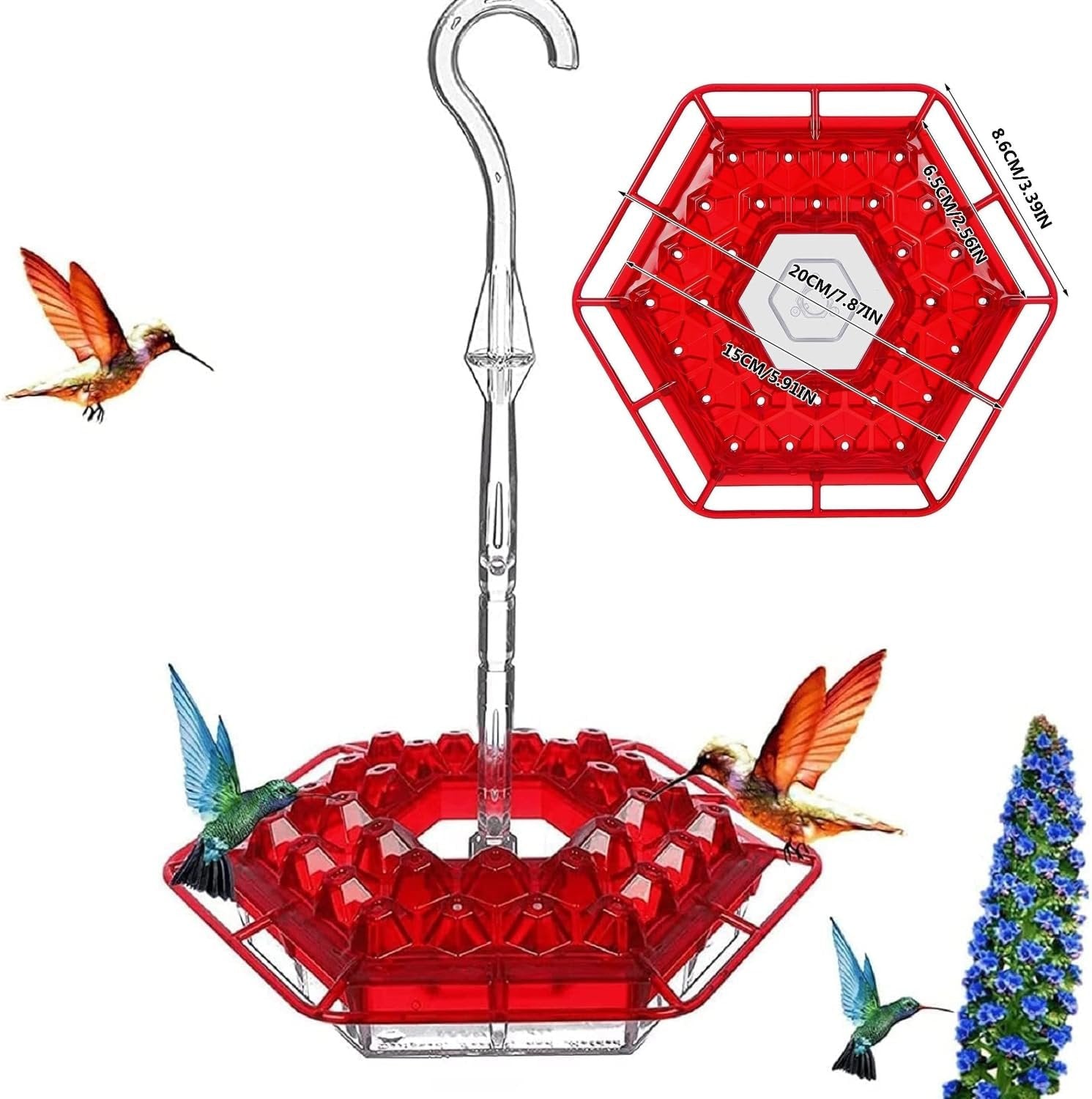 SkySip™ — Fill Your Garden with Joyful Hummingbirds and Pest-Free Nectar Delight