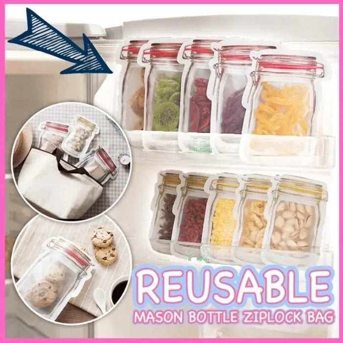 ZipSeal Pro Jars — Slash Waste, Lock Freshness, and Take Control of Your Kitchen Chaos | 5+5 Free