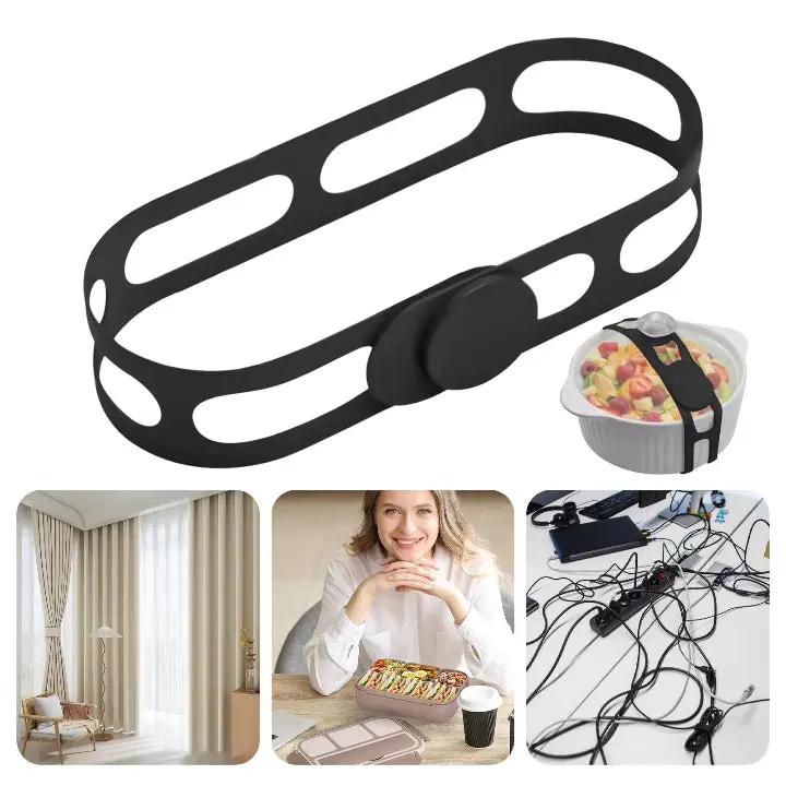 BUY ONE GET ONE FREE - Silicone Fixing Band™ — Keep Every Lid Locked Tight and Mess-Free Everywhere You Go