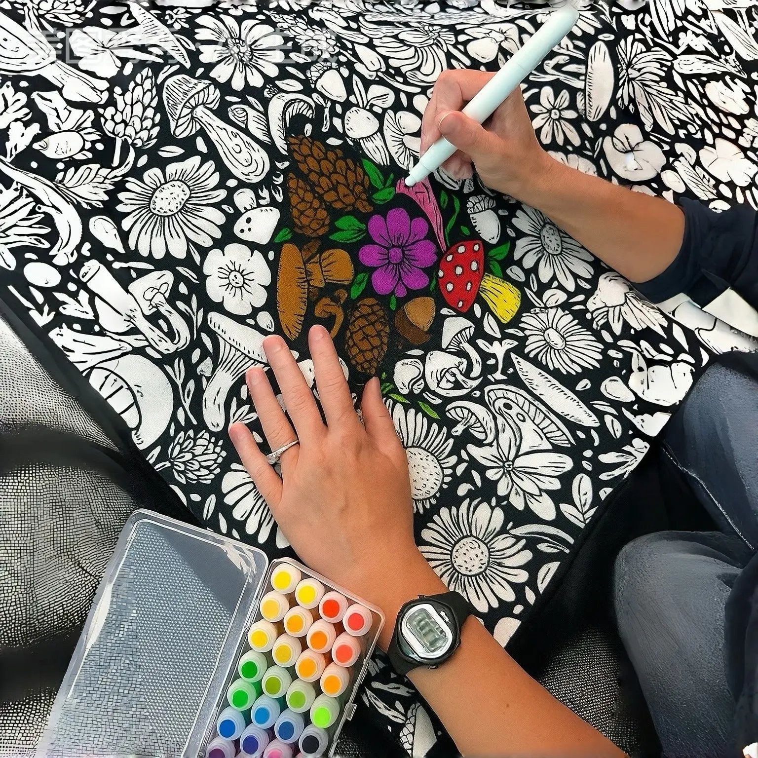 DIY Coloring Blanket™ — Create Your Own Cozy Masterpiece for Endless Relaxation and Joy