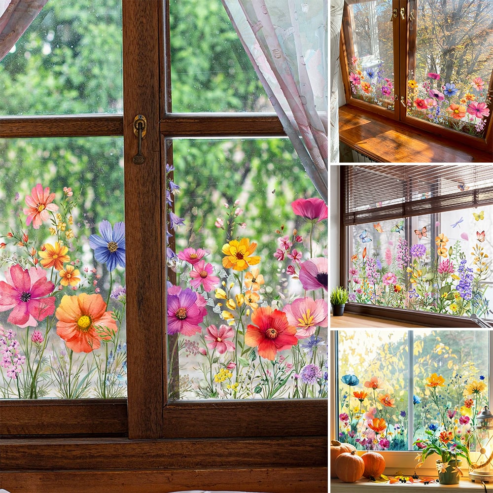 1+1 FREE | Floraze Window Art Decals - Let Your Windows Smile!