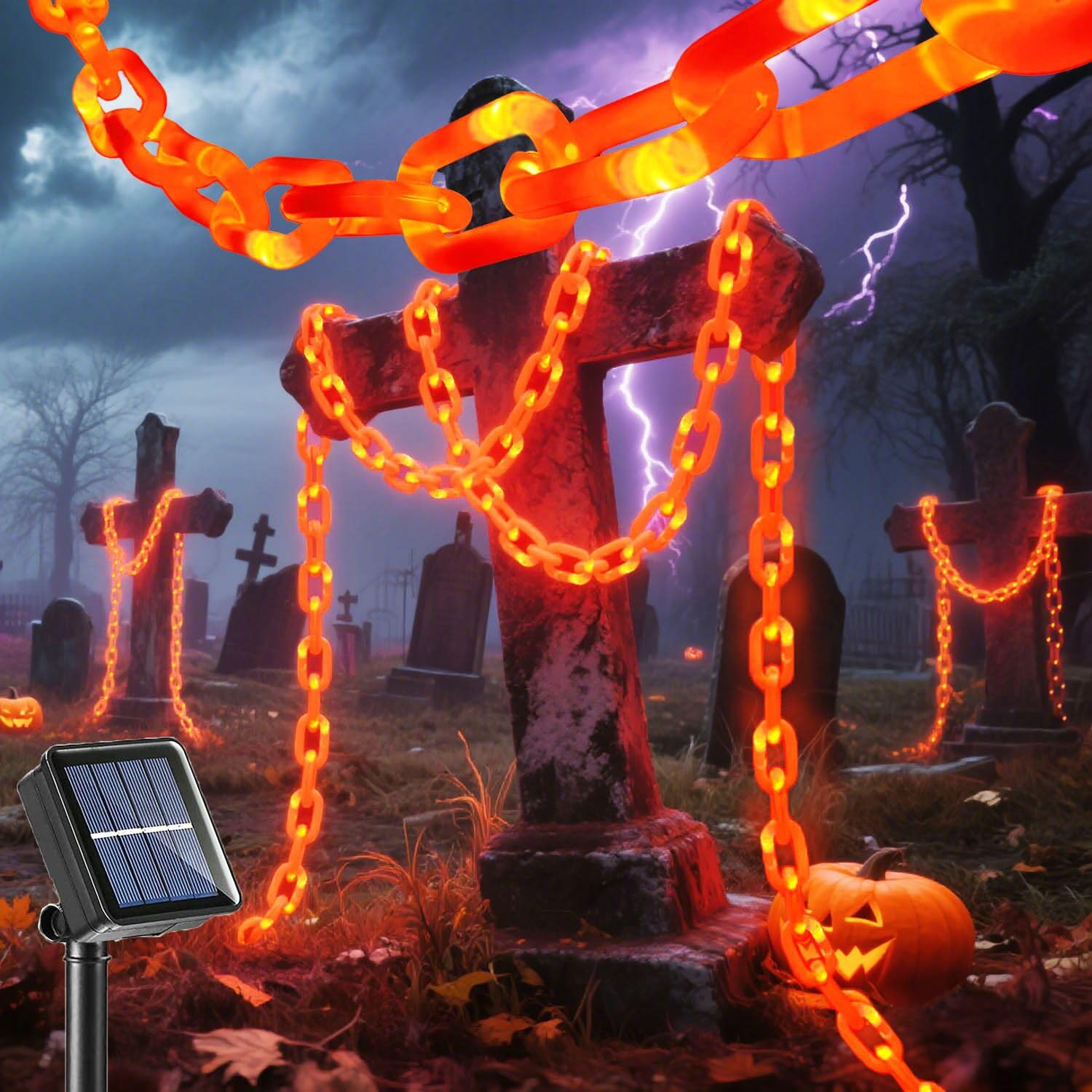 Orange Pumpkin Lights™ — Ignite Cozy, Spooky Vibes That Bring Halloween to Life