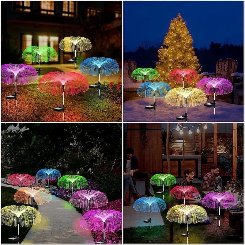 Unique Solar Jellyfish Lights™ — Ignite Romantic Nights with Mesmerizing, Ever-Changing Garden Magic