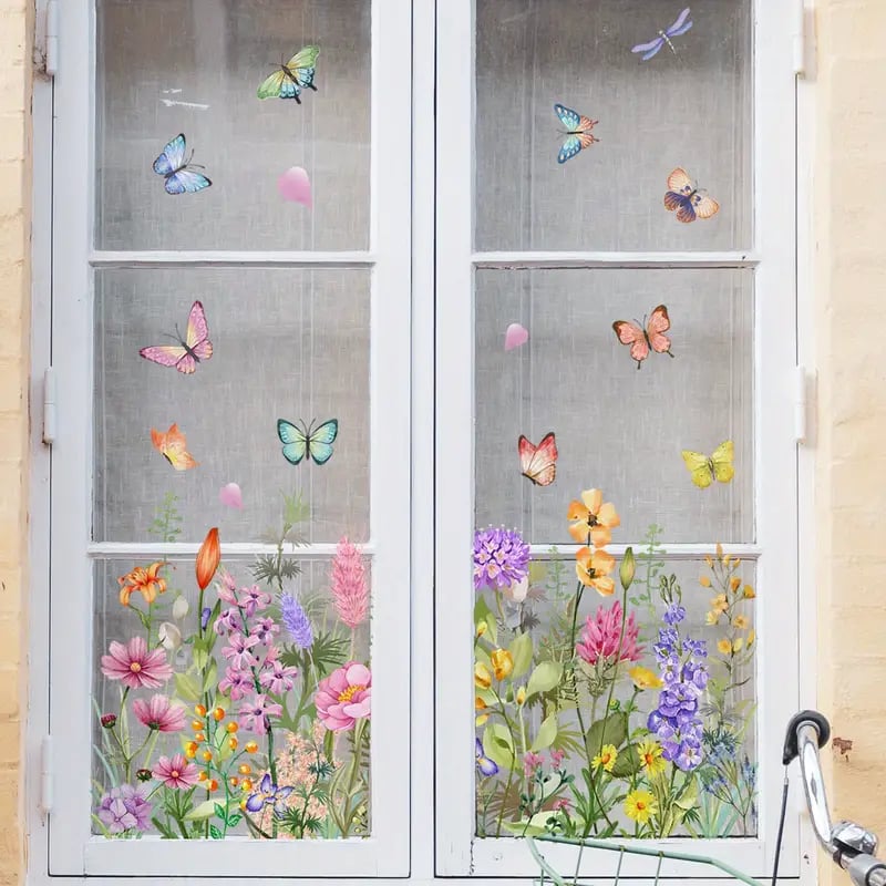1+1 FREE | Floraze Window Art Decals - Let Your Windows Smile!