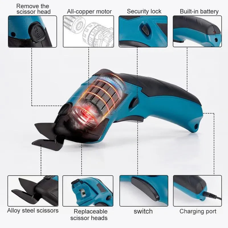 Cordless Scissors™ — Cut Freely with Effortless Precision and Comfort