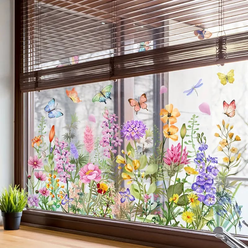 1+1 FREE | Floraze Window Art Decals - Let Your Windows Smile!