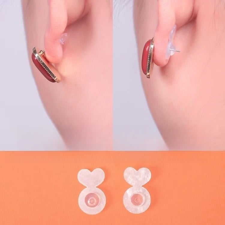 Earring Armor — Lift Heavy Earrings Pain-Free and Own Every Room (2pairs)
