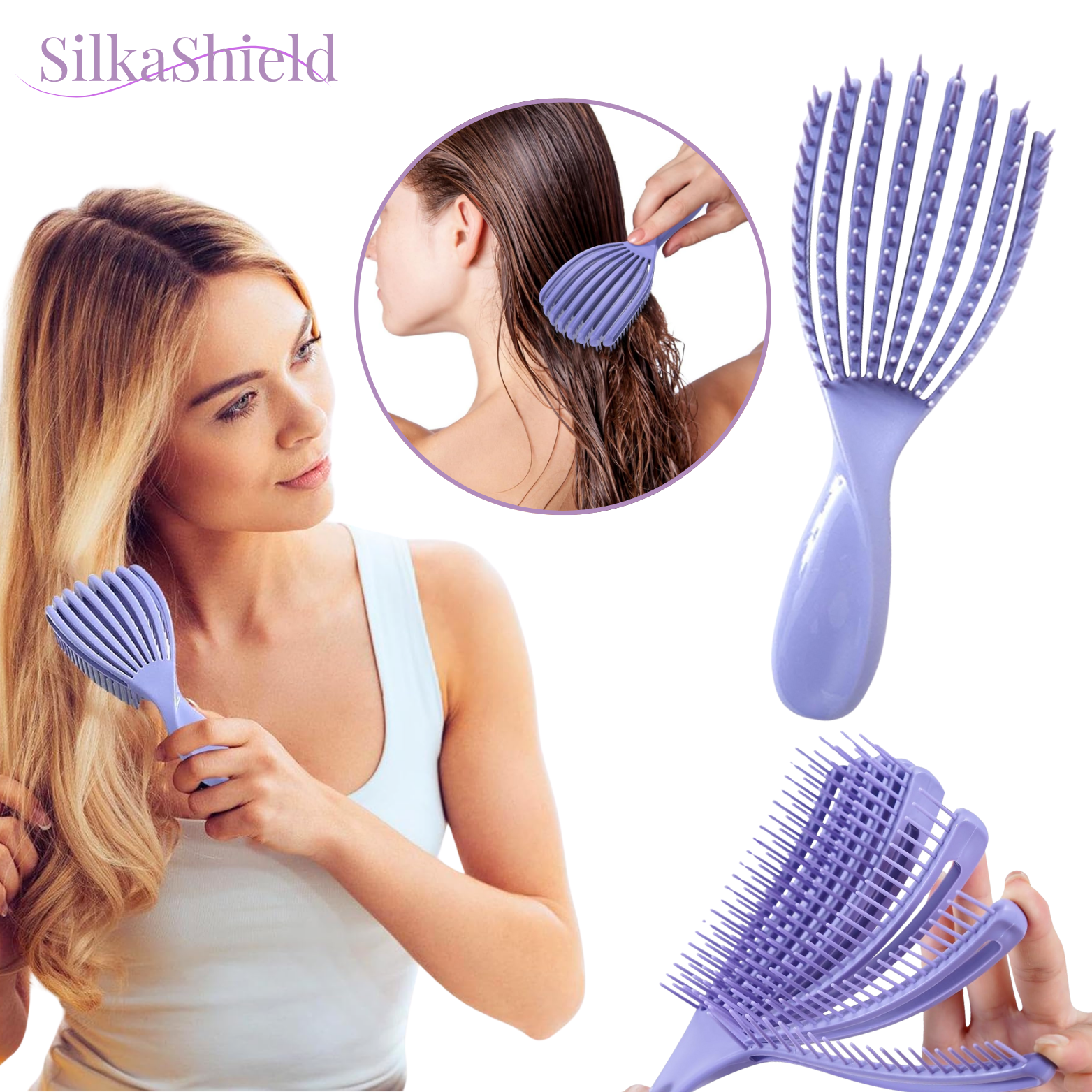 VeloSmooth™ — Gentle Detangling for Pain-Free, Radiantly Healthy Hair Every Day