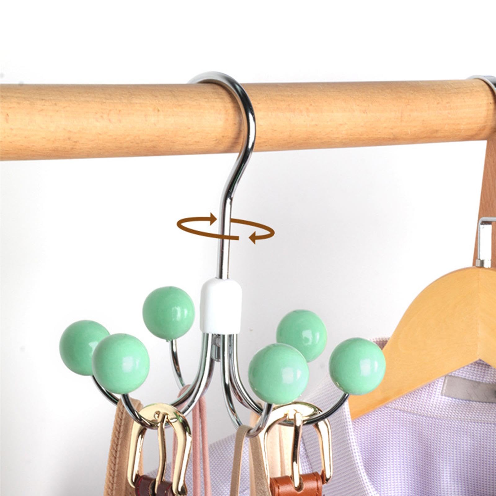 BUY ONE GET ONE FREE | 360° Rotating Wardrobe Organizer™ — Unlock Massive Closet Space and Effortless Access to Your Clothes