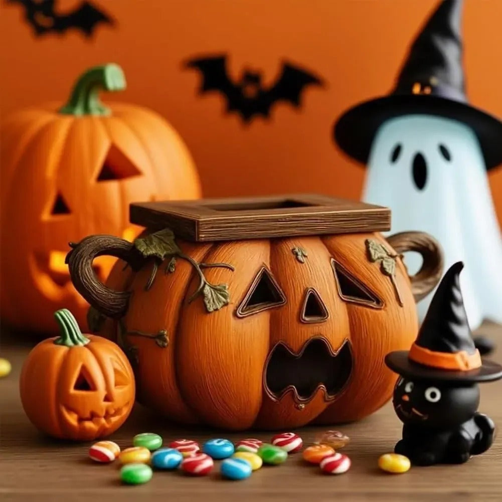 Pumpkin Tissue Box™ — Brighten Your Space with Spooky Halloween Charm