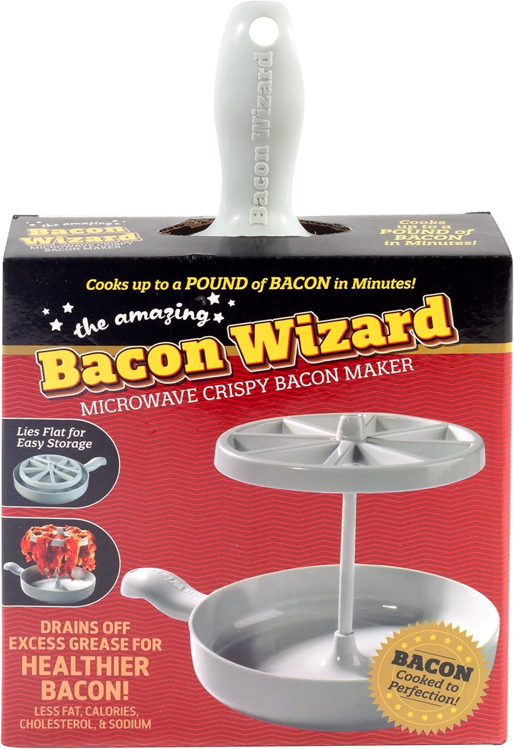 Bacon Wizard™ – Perfectly Crispy Bacon in Minutes