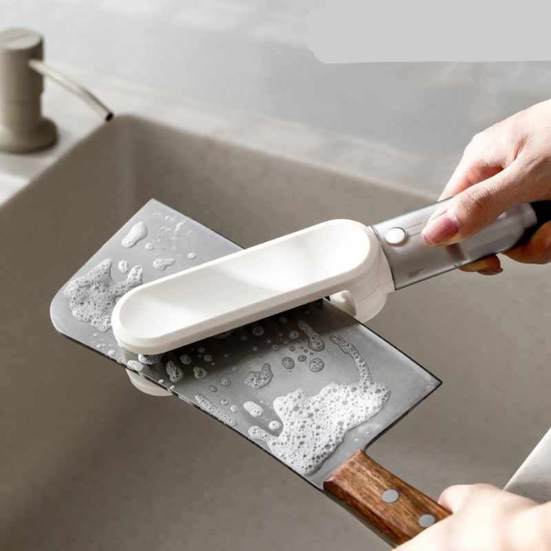 RazorPure 3-in-1 Cleaning Brush — Clean Safer, Sharpen Smarter, and Own Your Kitchen Confidence