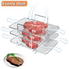 TriStack Pro Rack — Triple Your Cooking Power and Crush Meal Prep Frustration
