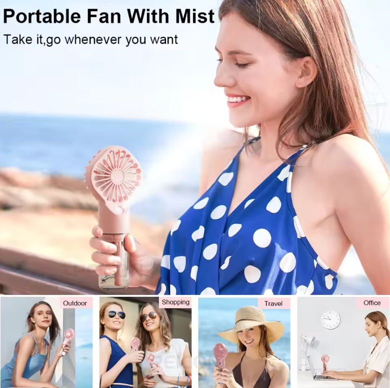 50% OFF | BreezeMist™ — Instant Cooling & Hydration Anywhere!