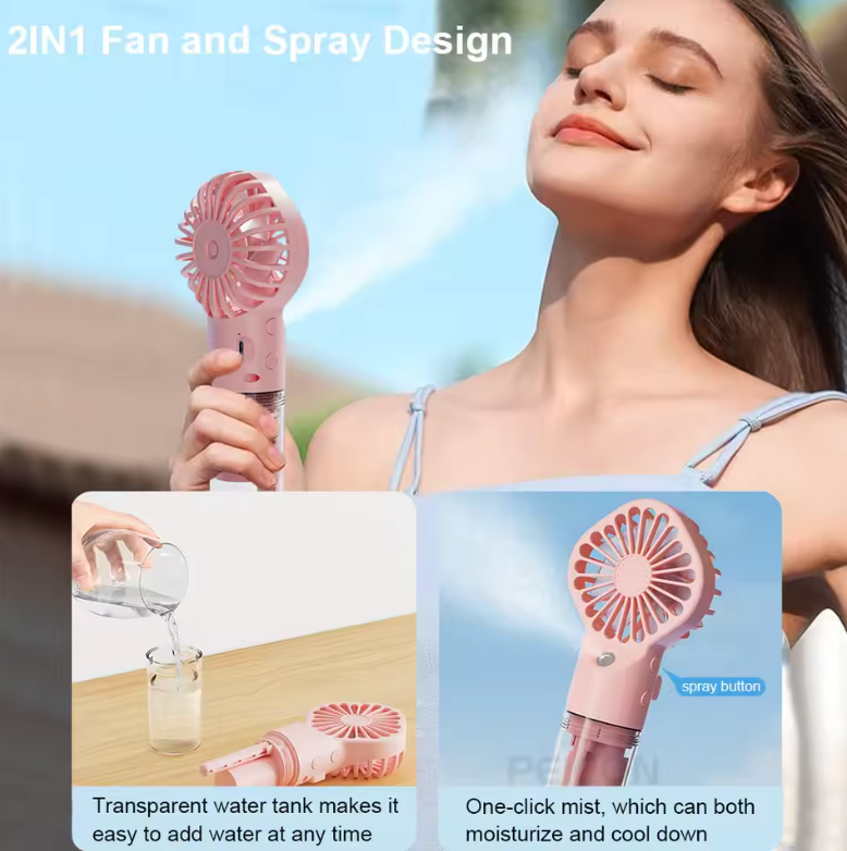 50% OFF | BreezeMist™ — Instant Cooling & Hydration Anywhere!