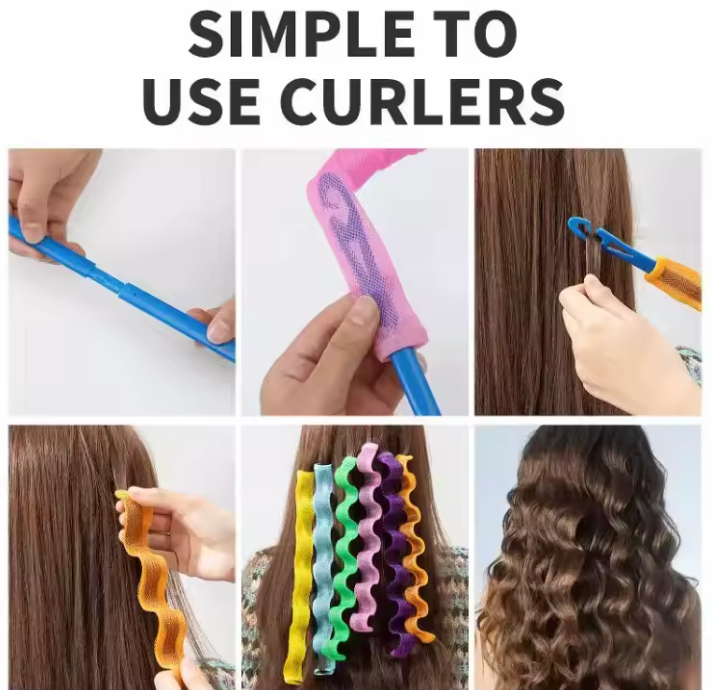6+6 FREE | CurlVibe™ — Dream Curls Without Heat That Make Your Hair Look Vibrant and Healthy
