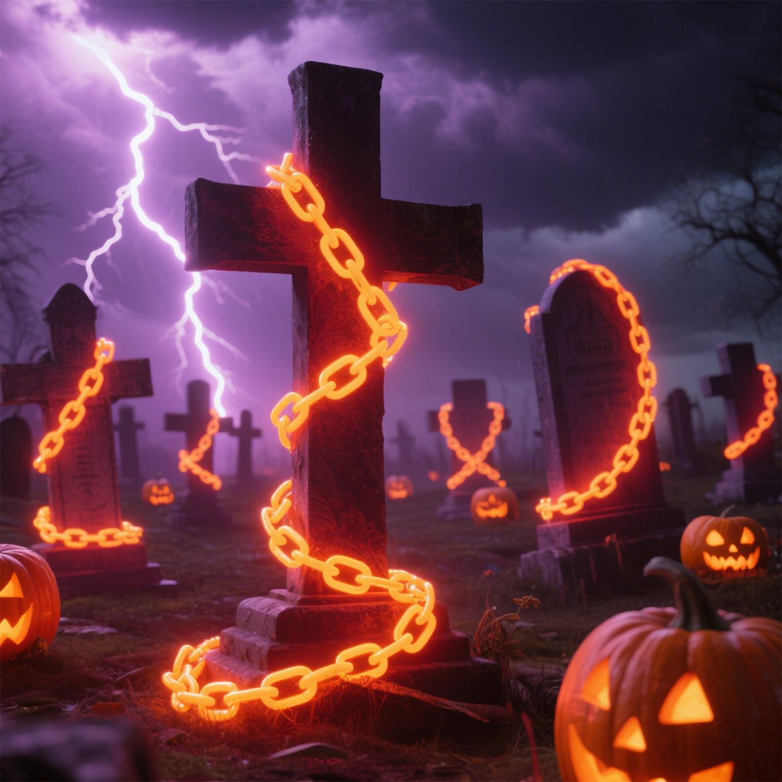 Orange Pumpkin Lights™ — Ignite Cozy, Spooky Vibes That Bring Halloween to Life