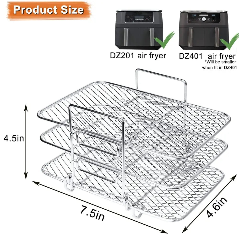 TriStack Pro Rack — Triple Your Cooking Power and Crush Meal Prep Frustration