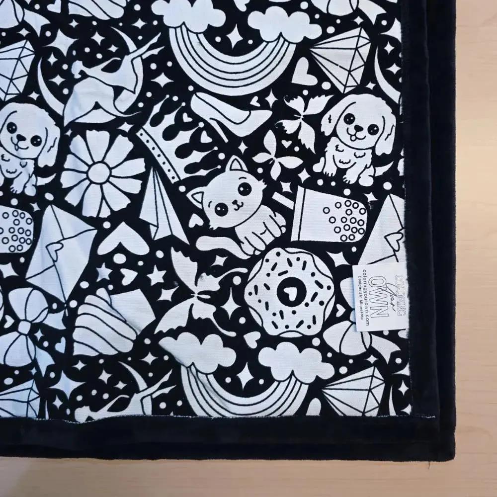 DIY Coloring Blanket™ — Create Your Own Cozy Masterpiece for Endless Relaxation and Joy