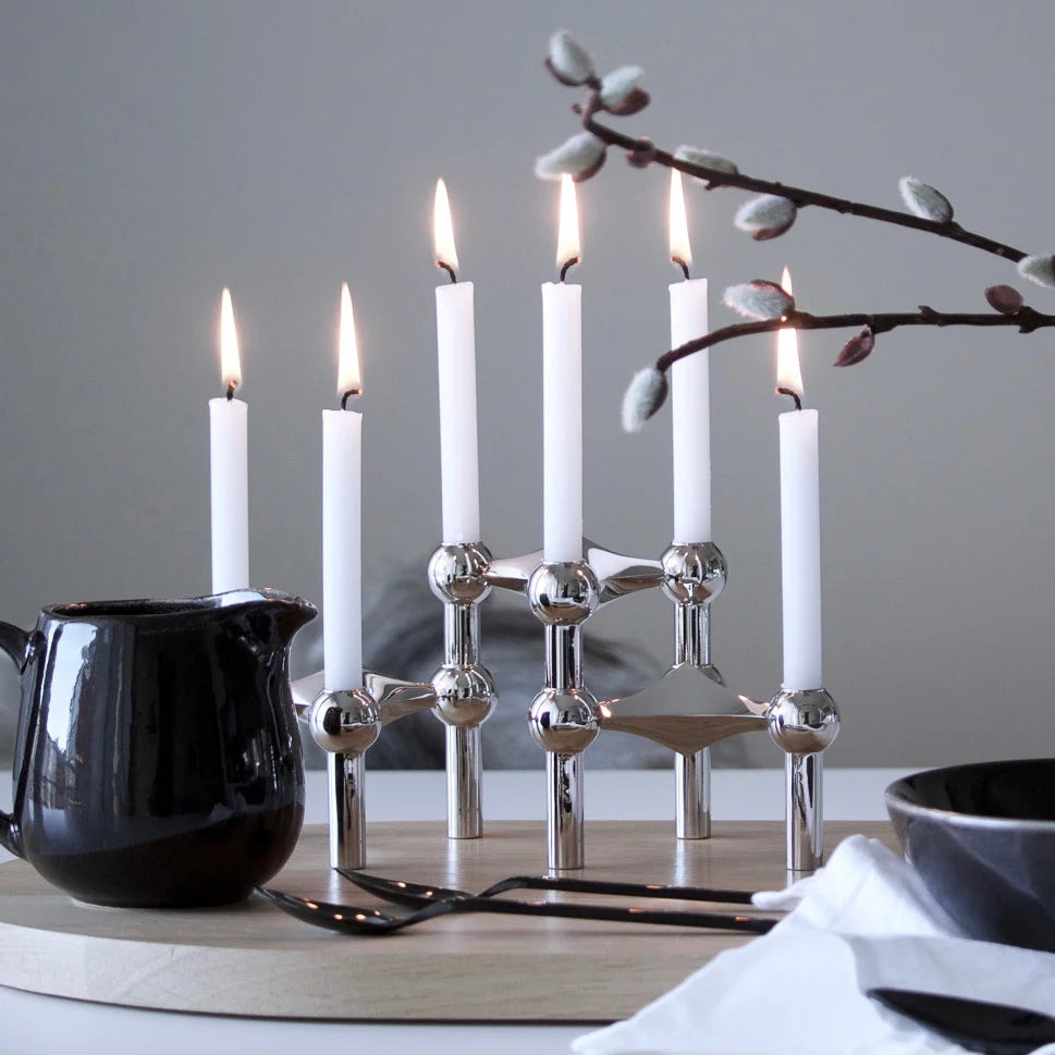 Elegant Modular Candle Holders™ — Create Stunning Custom Ambiance with Sleek Stackable Style