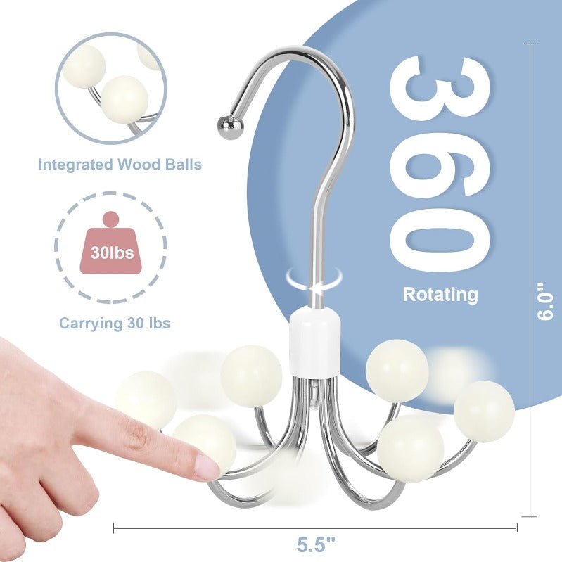 BUY ONE GET ONE FREE | 360° Rotating Wardrobe Organizer™ — Unlock Massive Closet Space and Effortless Access to Your Clothes