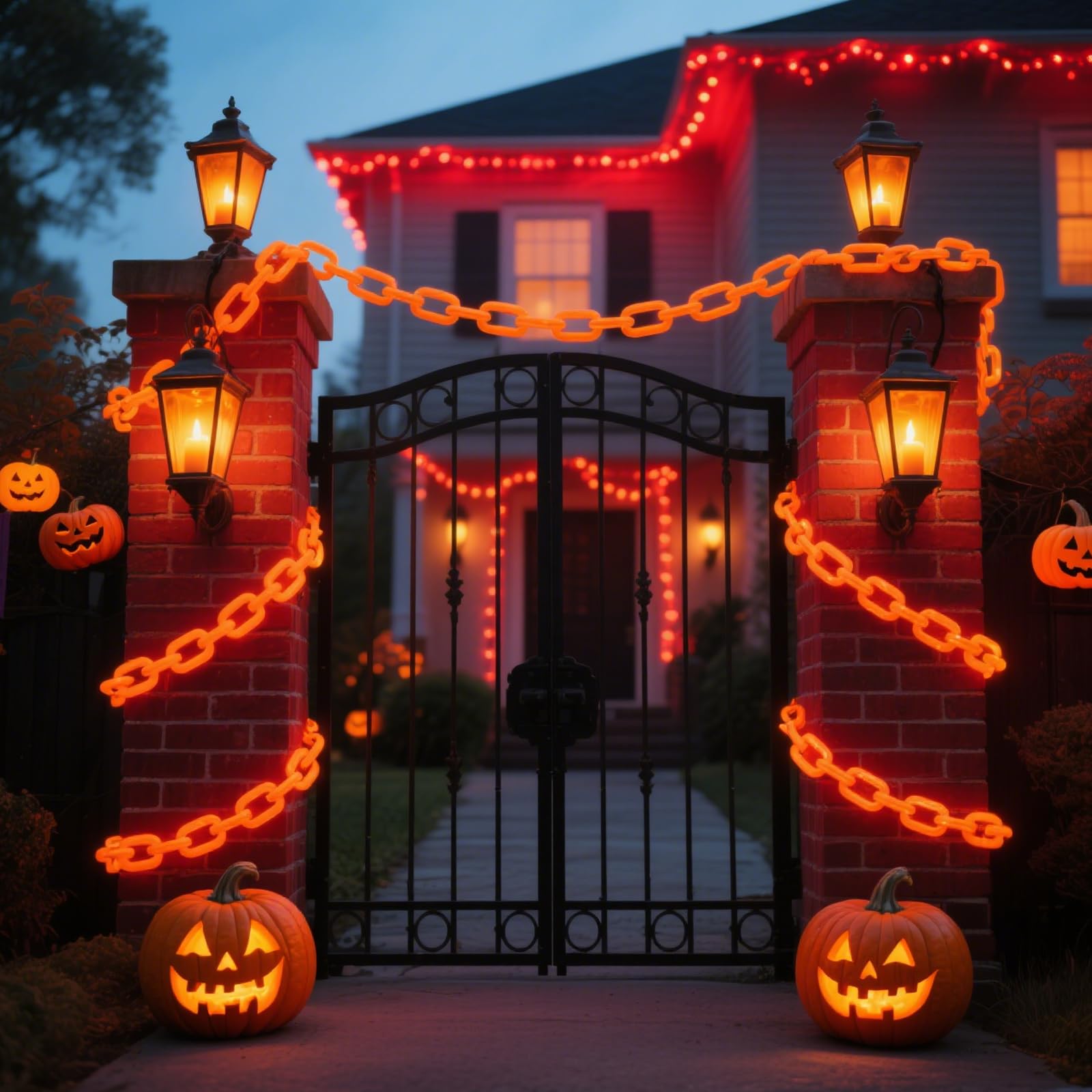 Orange Pumpkin Lights™ — Ignite Cozy, Spooky Vibes That Bring Halloween to Life