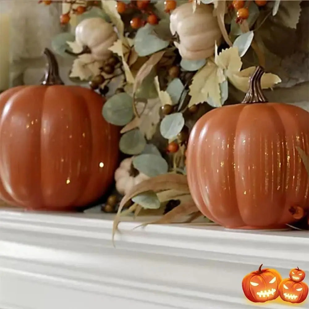 Sparkling Star Pumpkins™ — Ignite Cozy Autumn Magic with Effortless, Glowing Elegance