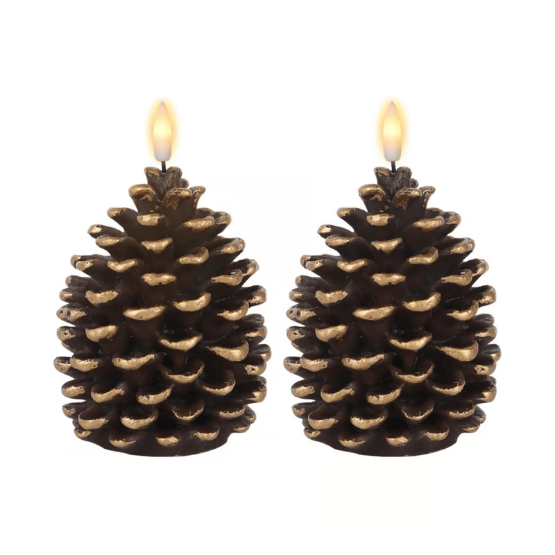 Pinecone Flameless Candle™ — Cozy Warmth Without the Worry