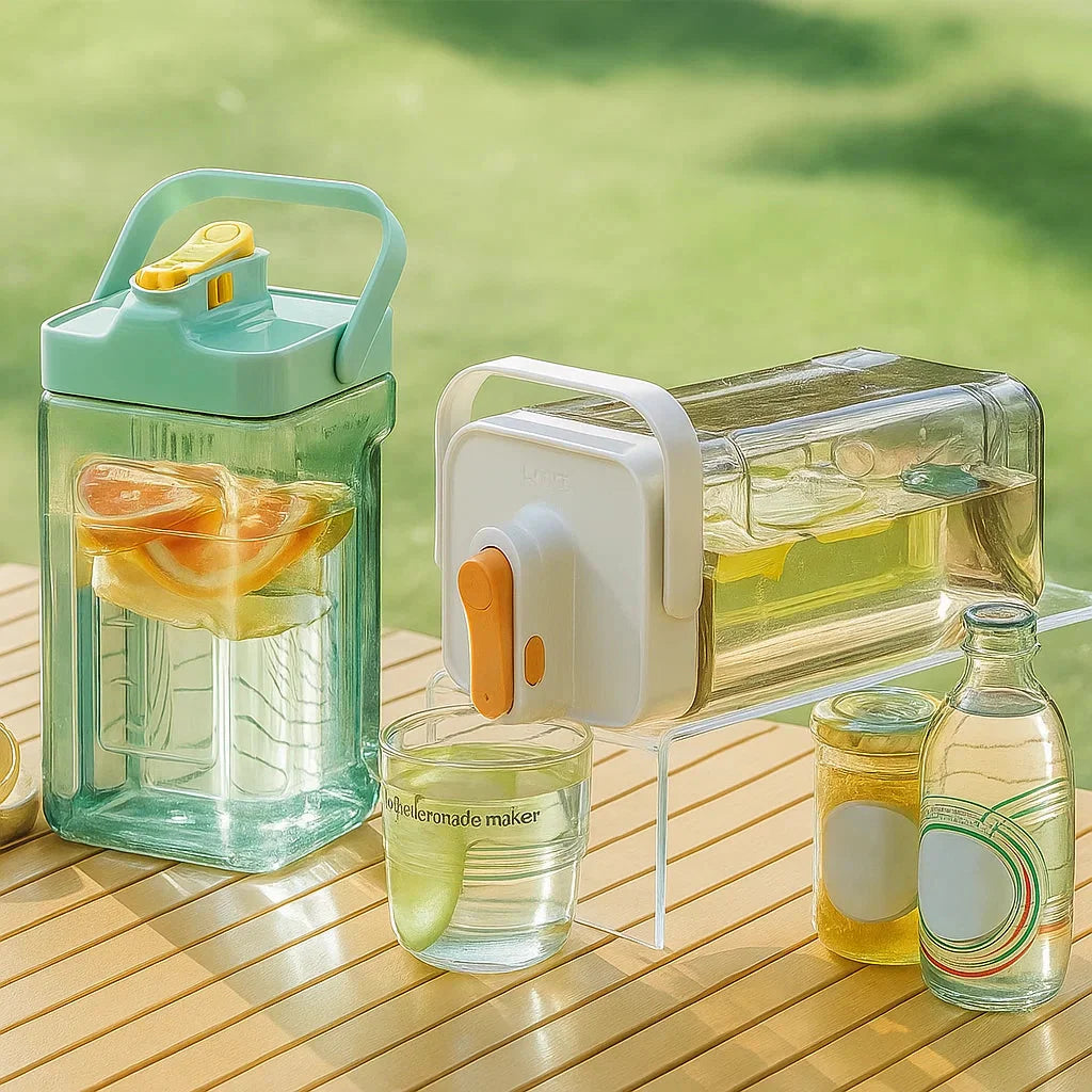 HydraFlow™ Beverage Dispenser — Pour Perfectly Fresh, Crisp Drinks Every Time Without a Drop Lost