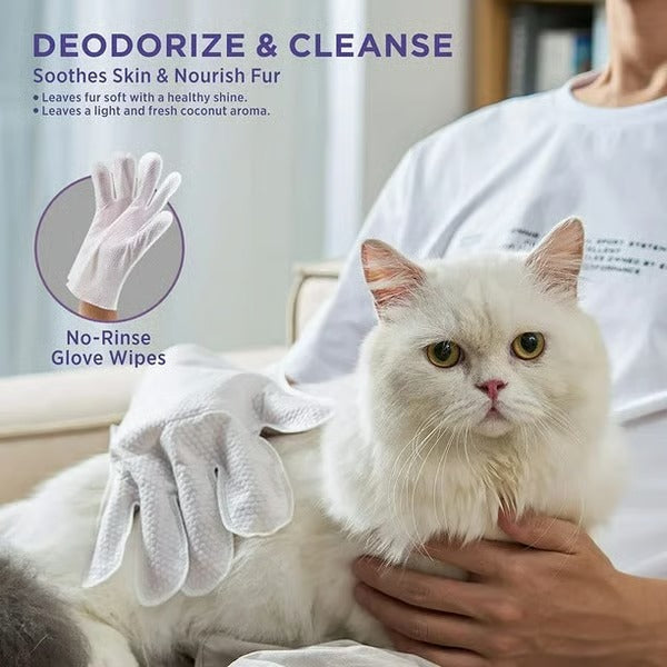 2+2 FREE | PawBreeze™ Gloves — Effortless Grooming for a Fresh, Cuddle-Ready Companion