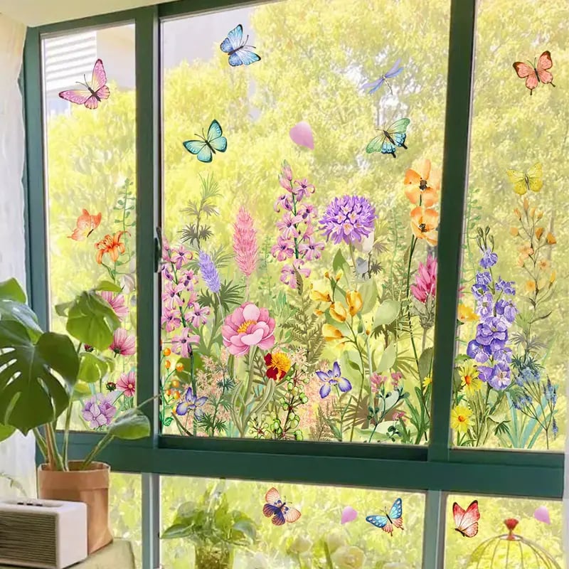 1+1 FREE | Floraze Window Art Decals - Let Your Windows Smile!