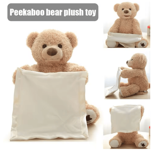 Peek-a-Boo Bear™ — Your Child’s Magical, Talking Cuddle Buddy for Endless Joy