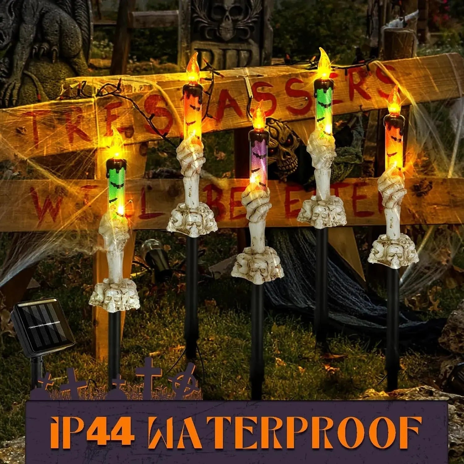 Halloween Skull Lights™ — Ignite a Spine-Chilling Glow That Mesmerizes Every Night (5pcs)