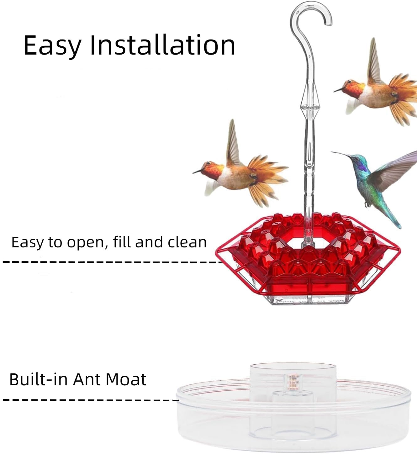 SkySip™ — Fill Your Garden with Joyful Hummingbirds and Pest-Free Nectar Delight