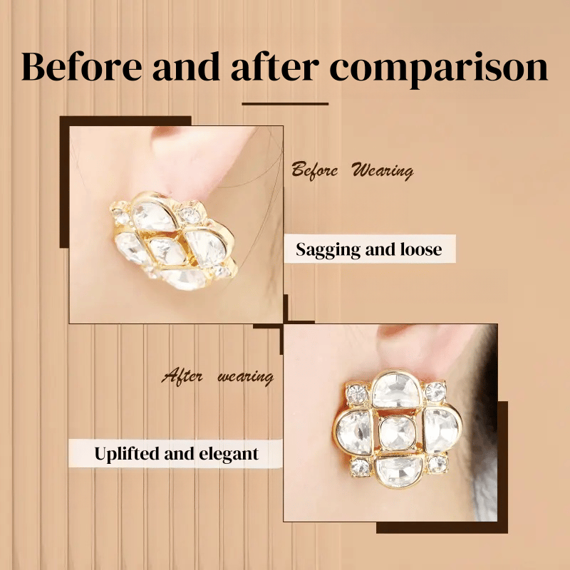 Earring Armor — Lift Heavy Earrings Pain-Free and Own Every Room (2pairs)
