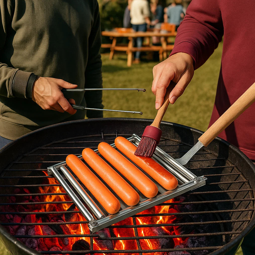 50% OFF | FireGlide™ — Effortless Juicy Sausages with Perfect Grill Mastery Every Time