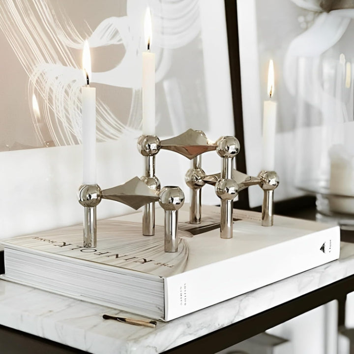Elegant Modular Candle Holders™ — Create Stunning Custom Ambiance with Sleek Stackable Style