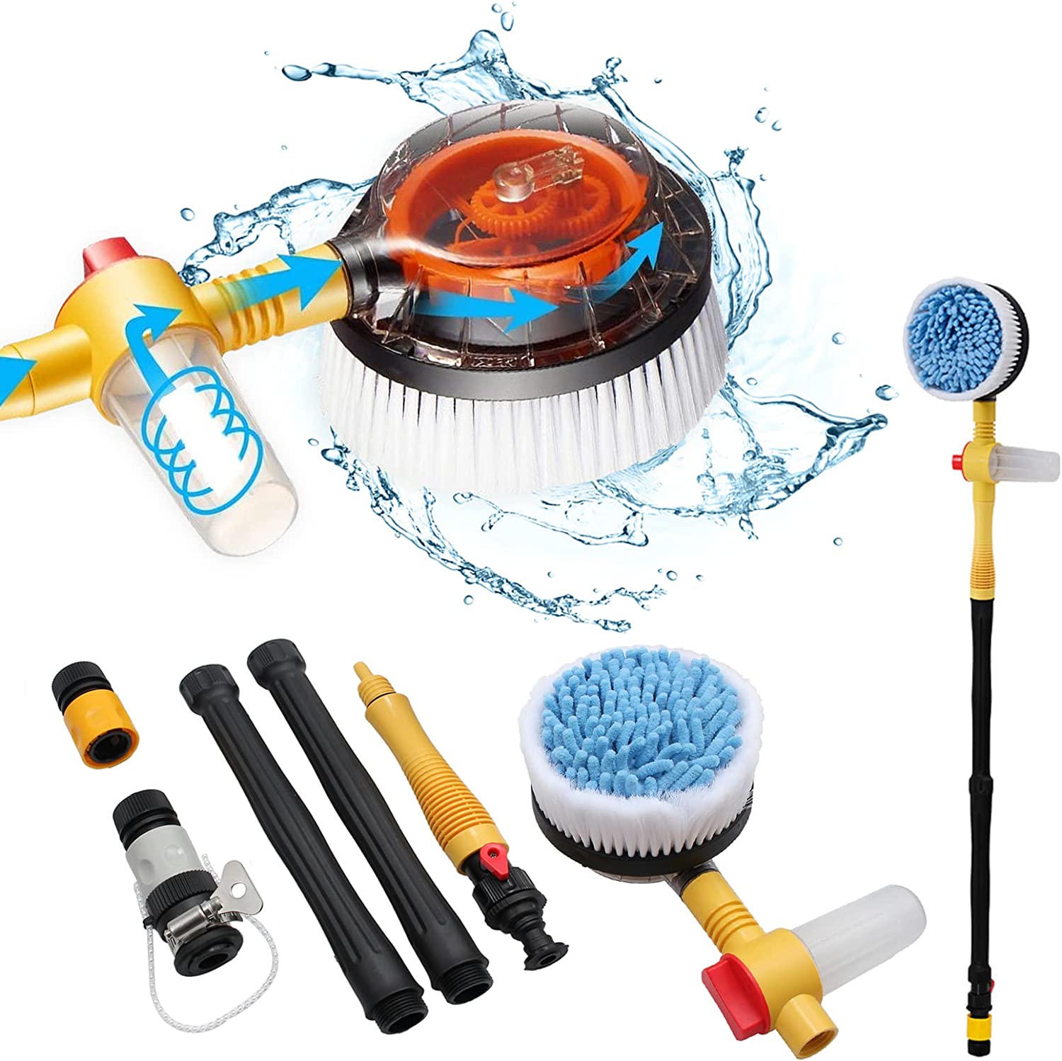 TurboClean™ — Say goodbye to scrubbing and enjoy effortless shine in seconds!