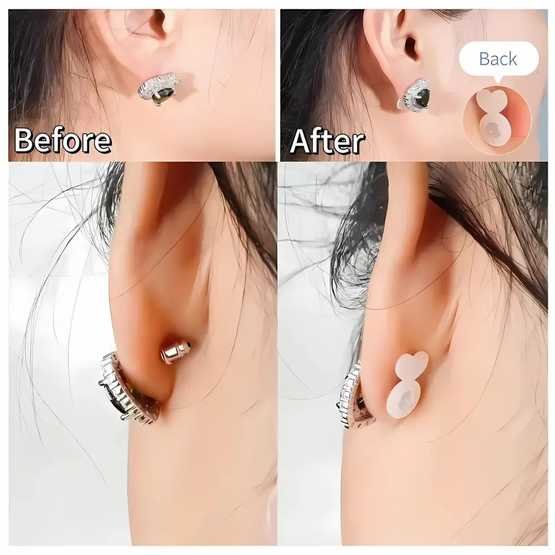 Earring Armor — Lift Heavy Earrings Pain-Free and Own Every Room (2pairs)
